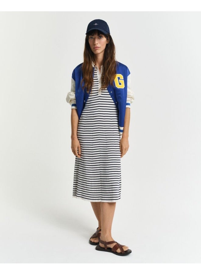 غانت فستان محبوك مخطط - Image 4