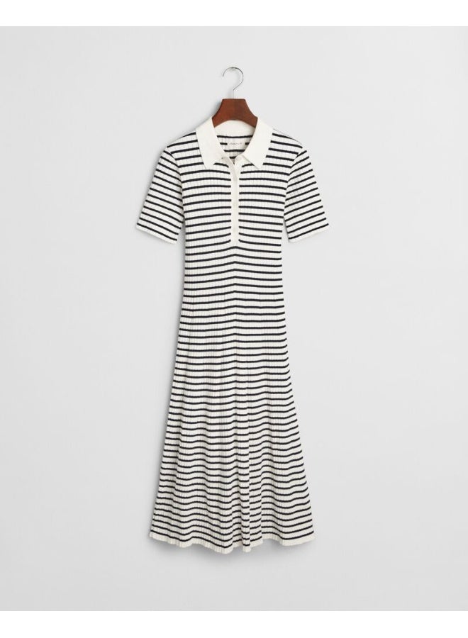 غانت فستان محبوك مخطط - Image 3