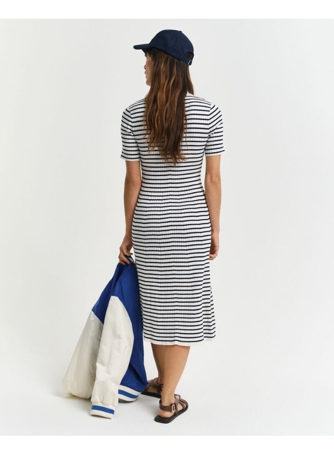 غانت فستان محبوك مخطط - Image 5