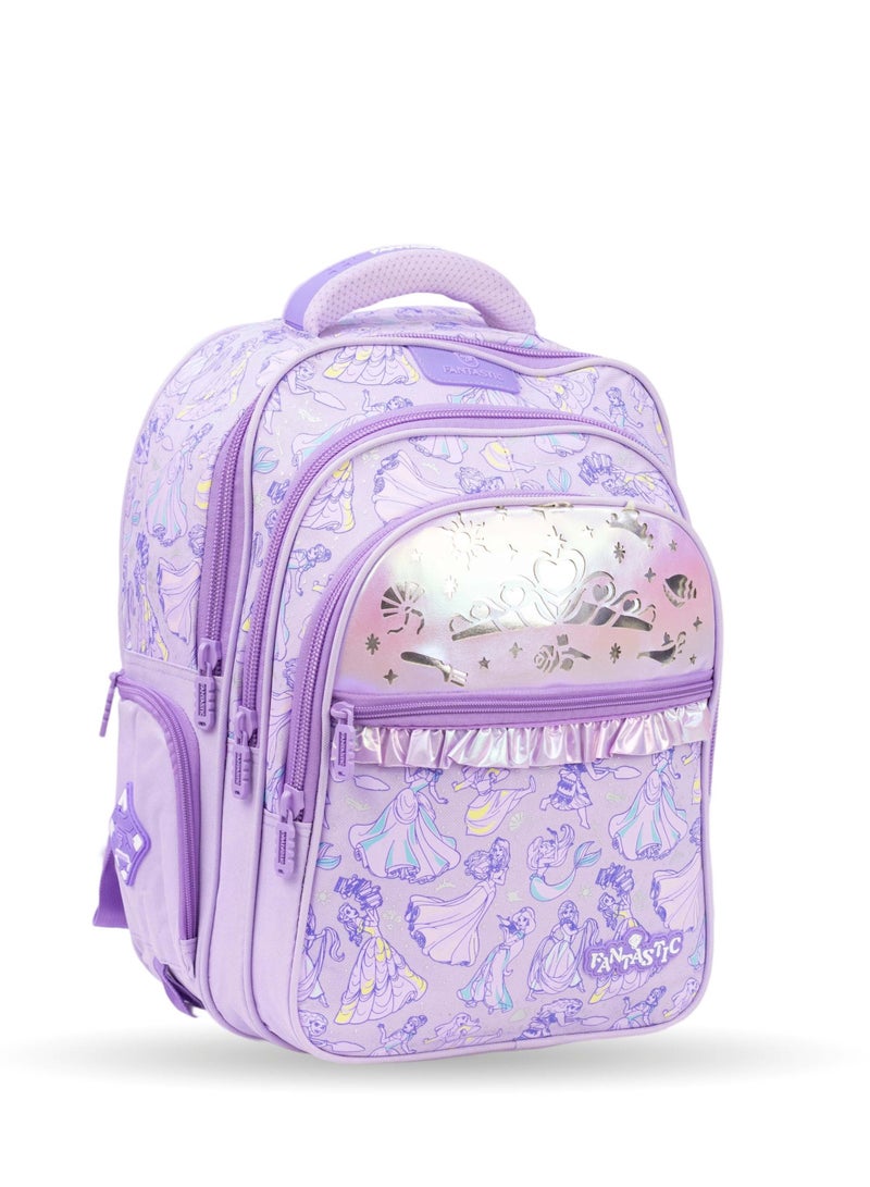 Fantastic QY003 Fantastic School Backpack, Multi-Pocket, Marvel, Princesses, with Durable Zippers - Image 1