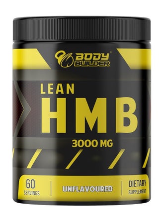 Body Builder Lean HMB, Hydroxy Beta-Methyl butyrate-Support Muscle Recovery and Strength, Unflavored, 60 Servings - pzsku/Z2CB3D2504D22A779869CZ/45/_/1693227105/ad916016-5fd8-4332-bb4b-a79e7e0ac736