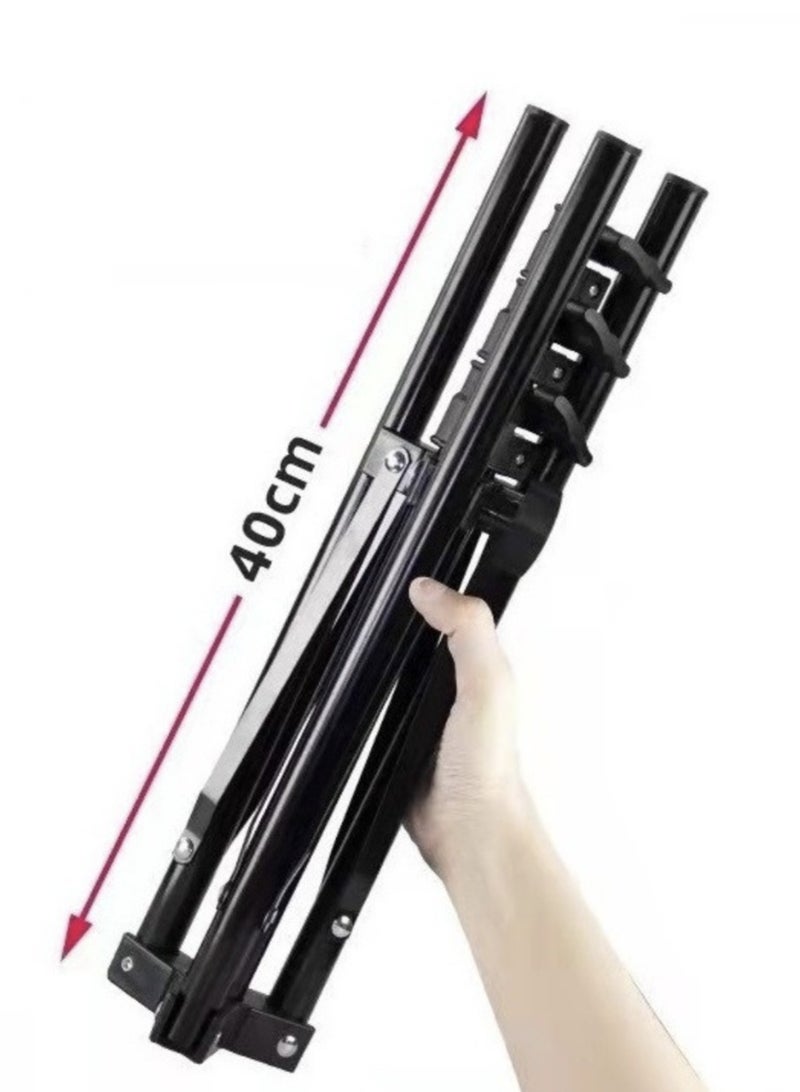 general Tall Phone Tripod  Selfie Stick, 170cm Flexible Heavy Duty Metal iPhone Tripod Stand, Gooseneck Overhead Tripod for iPhone 15 14 13 Pro Max / 13 Pro / 13 12 11, Android Cell Phone (Black) - Image 2