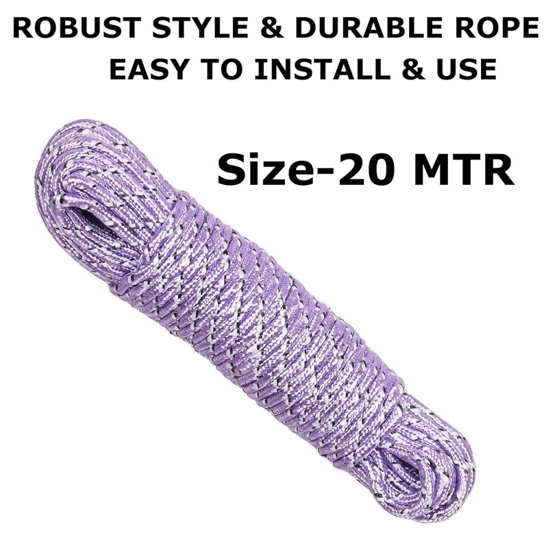ikis Nylon Synthetic Cloth Drying Rope 20 MTR - Image 3