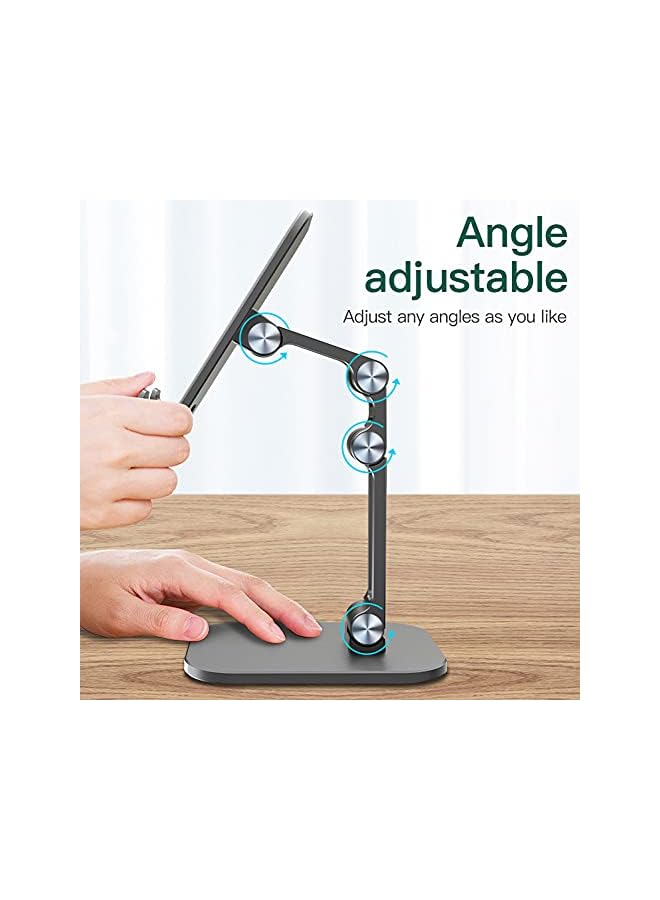 PROMASS Phone Stand Adjustable Mobile Phone Holder Desktop Tablet Mount Compatible with iPhone 12/12 Pro Max 11 Pro Max XS XR, iPad Pro, Galaxy S20 Ultra S10 Plus S9 Note 10 Note 9, Tablets - Image 5