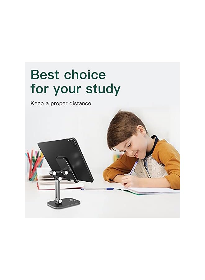 PROMASS Phone Stand Adjustable Mobile Phone Holder Desktop Tablet Mount Compatible with iPhone 12/12 Pro Max 11 Pro Max XS XR, iPad Pro, Galaxy S20 Ultra S10 Plus S9 Note 10 Note 9, Tablets - Image 4