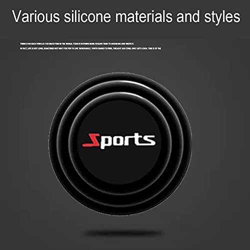 Kelenate® (Black-Sports Logo) 16 Pcs Universal Car Door Shock Absorber Car Door Protection Sticker,Buffer Bumper Cushion Car Door Shock Absorbing Gaskets Compatible with GLI Class - Image 5