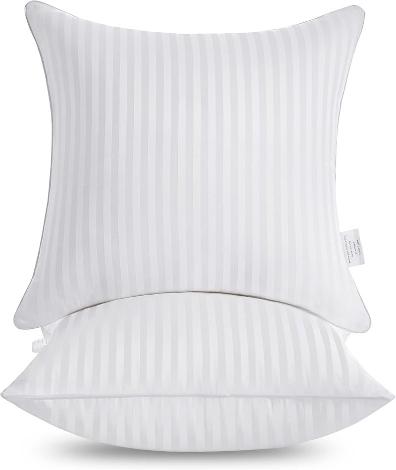 Nivasam Microfiber Cushion 16 inch x 16 inch Filler, Sofa Cushions, Durable Sofa Pillow for Home Decor (White) (Set of 4) - Image 5