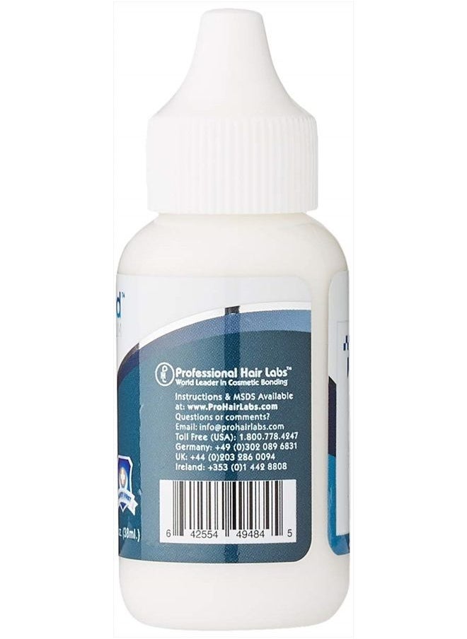 Professional Hair Labs - GHOSTBOND Platinum Water Resistant Wig Glue for Extreme Heat - 1.3oz - Hair Replacement Adhesive for Poly and Lace Wigs. Invisible Bonding Hair Glue - Strong Hold Lace Front Glue - Image 1