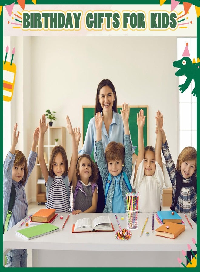 Feifeiya 36 Sets Happy Birthday Pencils with Cake Erasers Bulk Birthday Classroom Gift for Back to School Stationery Set from Teacher for Class Reward Goodies Carnival Events Party Supplies - Image 4