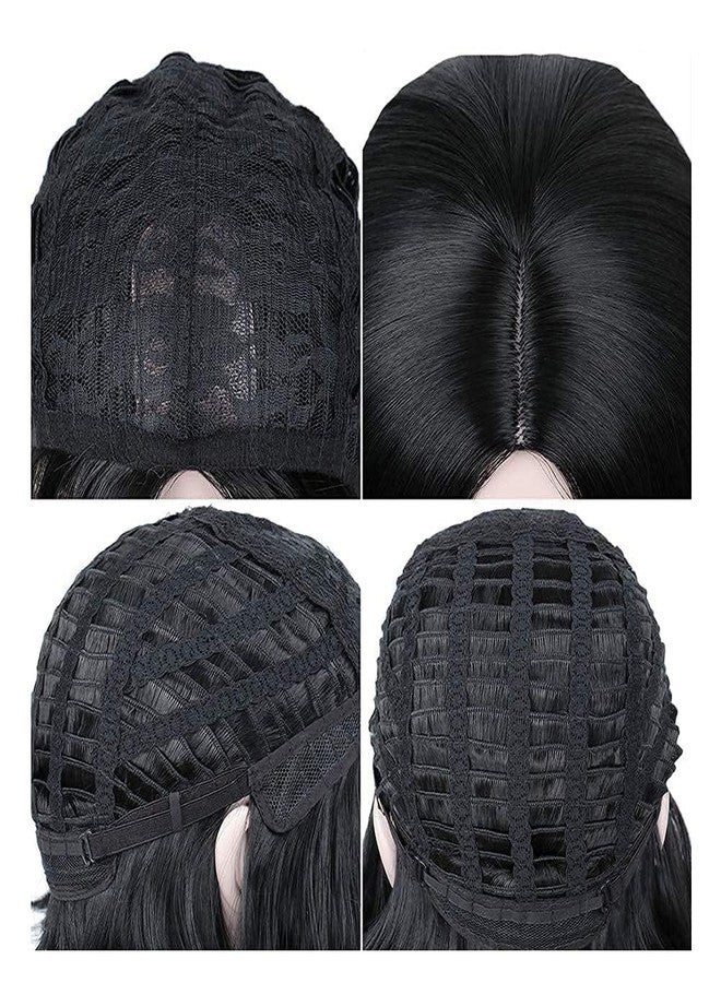 بلوشيا شعر مستعار كامل الرأس من BLUSHIA للنساء، بني طويل مموج، بدون غراء، مقاوم للحرارة، شعر مستعار مموج بمظهر طبيعي للنساء/الفتيات، عبوة من قطعة واحدة، بني - Image 4