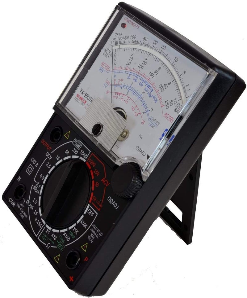 SCHOFIC SCHOFIC YX360 TRE Analog Multimeter and Professional Multimeter with Mirror ScaleDiodeTransistorHfe For Measuring Resistance Voltage Transistor and Diode Battery Not included  - Image 2