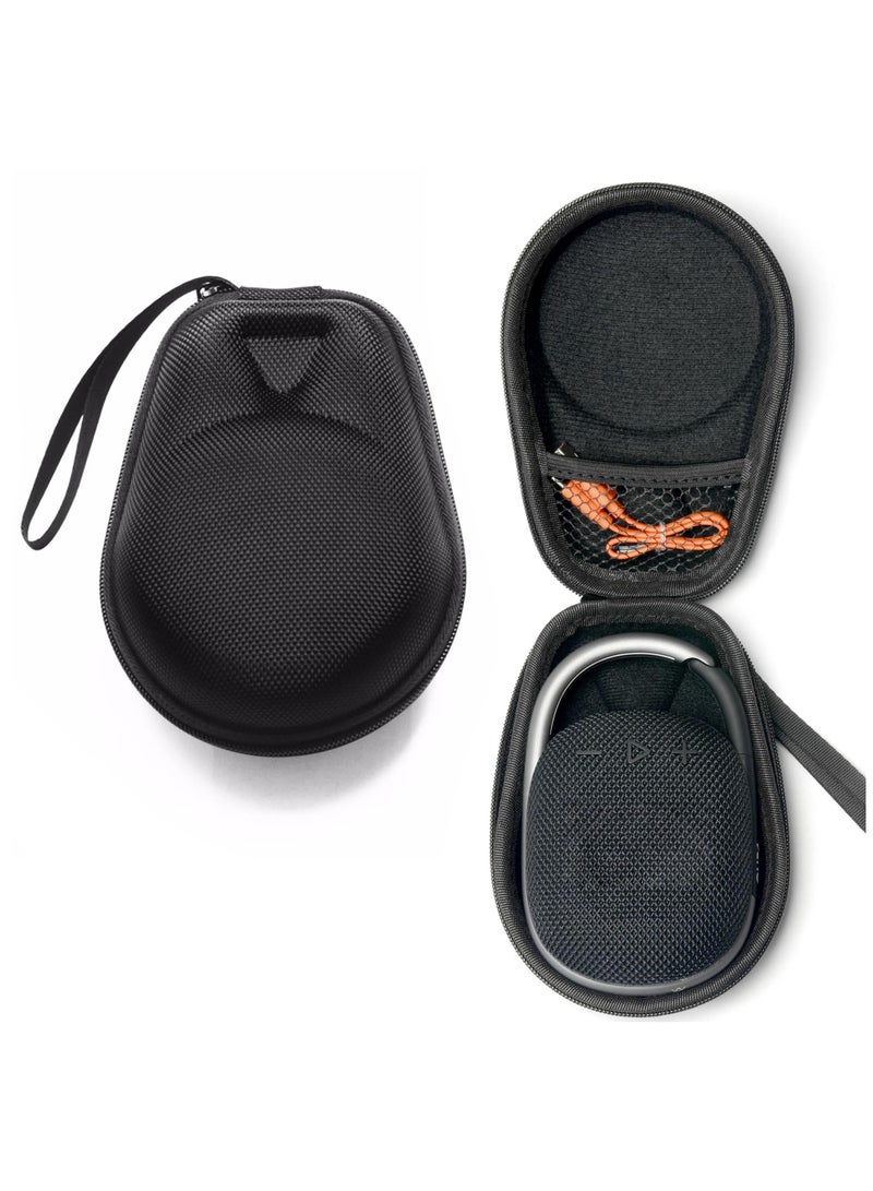 Shield Speaker Case Compatible with JBL Clip 5 Portable Speaker Case Replacement Hard Shell Travel Carrying Bag with Cable Storage (Black) - Image 1