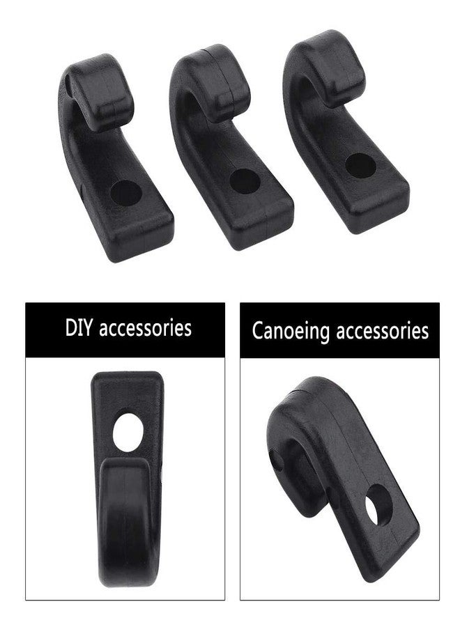 Keenso Kayak Bungee Hooks, 25 Pcs Nylon Bungee Cord Hooks Tie Down Hook Accessories for Kayak Canoe Cord Canoes Boats - Image 4