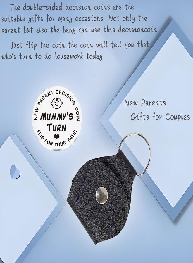 ITXIYC New Parents Decision Coin Baby Gifts for Mom and Dad,Gifts for Pregnant Women,Christmas Birthday Halloween Thanksgiving Gift (Parents Decision Coin) - Image 4