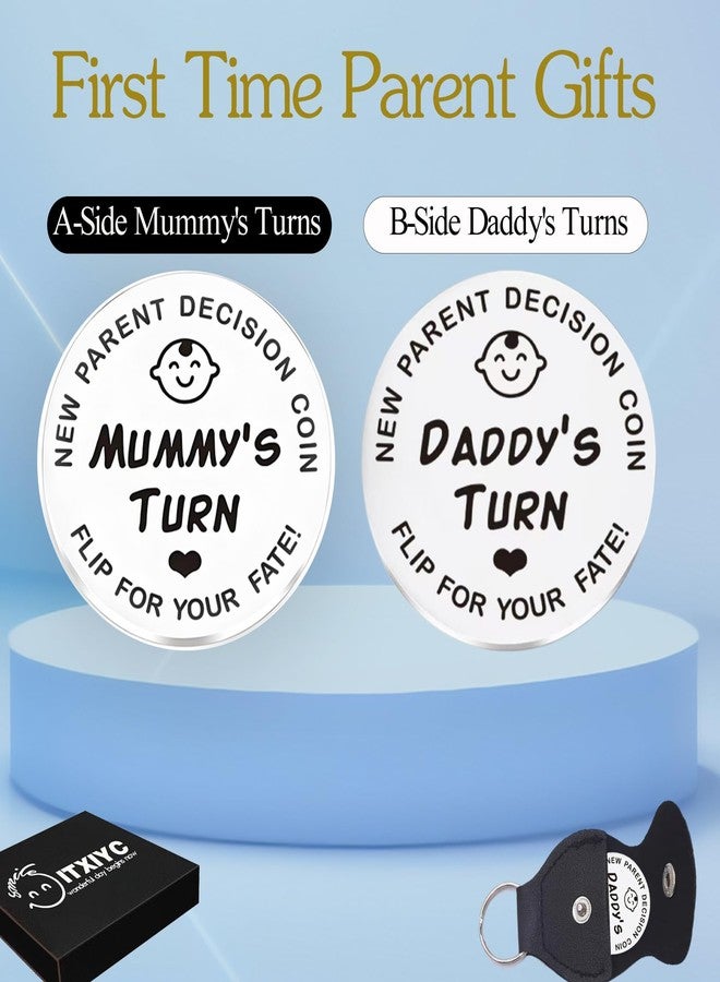 ITXIYC New Parents Decision Coin Baby Gifts for Mom and Dad,Gifts for Pregnant Women,Christmas Birthday Halloween Thanksgiving Gift (Parents Decision Coin) - Image 2
