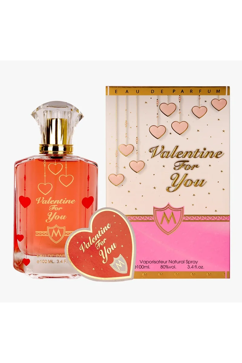 mahabub Valentine For You Eau De Parfum 100ml | Fruity, Floral & Woody Fragrance