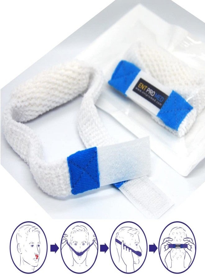 ENTPROMED Absorbent Nose Bandage - Blue Colour- Nasal Sling Bandage, Pack of 3. - Image 5