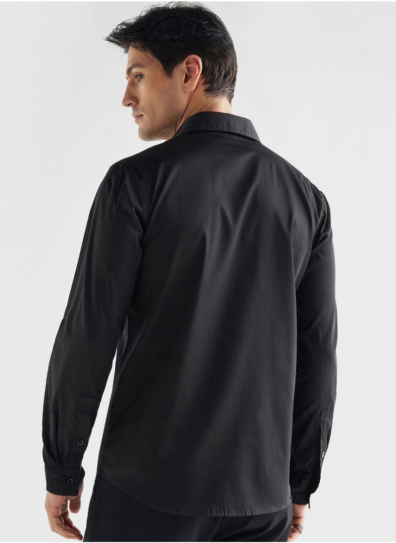 FAV Textured Regular Fit Shirt  - Image 2