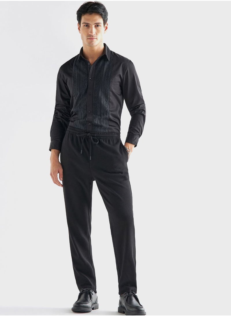 FAV Textured Regular Fit Shirt  - Image 4