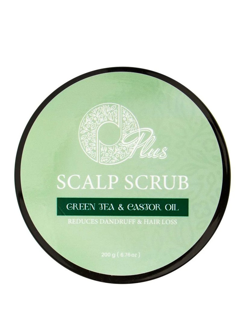Oplus Scalp scrub with green tea and castor oil 200 ml  - Image 2
