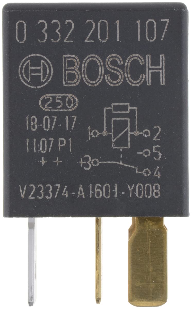 BOSCH 0332201107 Changeover Micro Relay - 5 Pins, 12 V, 30/10 A - Single - Image 4