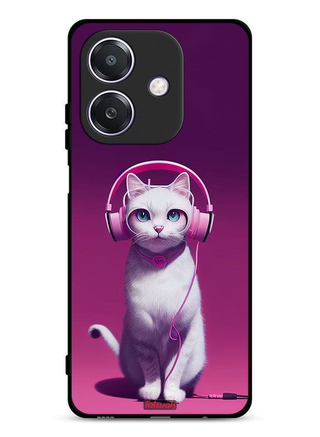 Tolwak Oppo A3 5G Protective Case Cover Cute Kitten  - Image 1