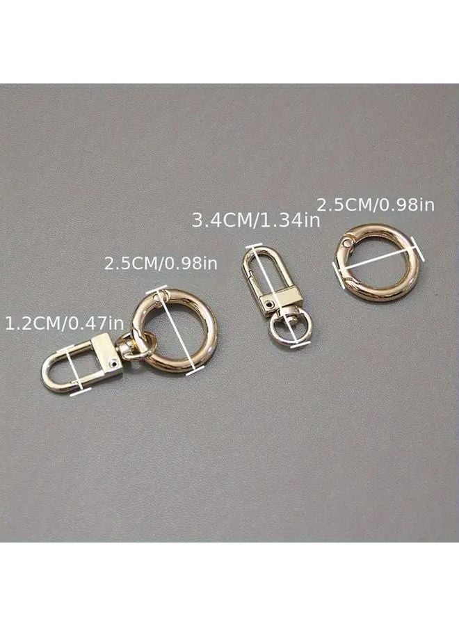 Golden Circle Ring Swivel Trigger Clasp Spring Hook Strap Clip Loop Bag Belt Buckle - Image 5