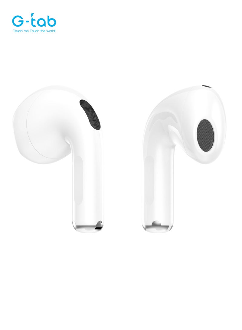 G-Tab G-Tab Air 7 Bluetooth Earbuds/Noise cancellation/Buffer Beep/Free Switch Left & Right/Wireless Charging/Slide Sensor/Ear Detection/Bluetooth Version 5.3/25mAh Earbuds Battery/5 hrs play time  - Image 3