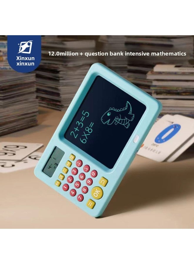 Oral Computing Tablet Children's Drawing Board Math Treasure Training Machine Tablet Learning Machine LCD Handwriting Tablet Oral Computing Machine-Color:Pink (Chinese) + Handwriting Board Math Treasure - Image 2