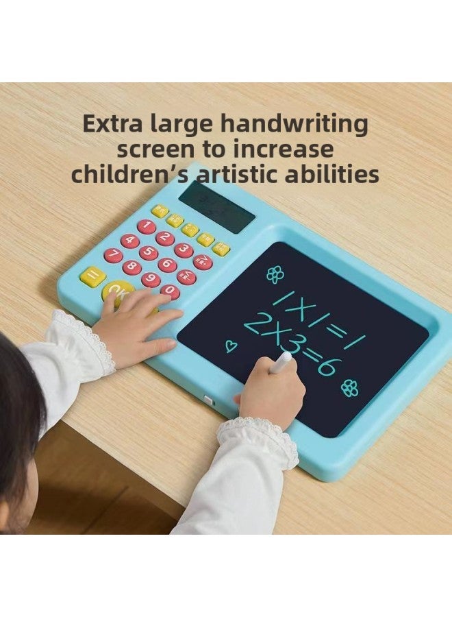 Oral Computing Tablet Children's Drawing Board Math Treasure Training Machine Tablet Learning Machine LCD Handwriting Tablet Oral Computing Machine-Color:Pink (Chinese) + Handwriting Board Math Treasure - Image 5