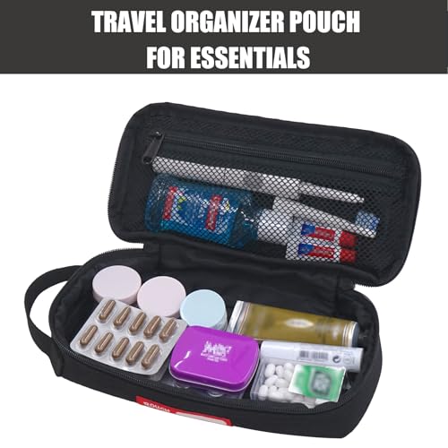 RE ROUGH ENOUGH Rough Enough Small Tool Bag Pouch Box EDC Organizer Storage Case for Accessories with Zipper Portable Handle - Image 4