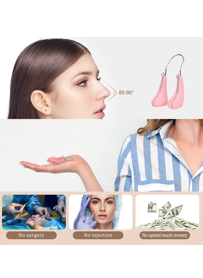 Najwa FERNIDA Nose Shaper Clip, Soft Silicone Nose Slimmer Rhinoplasty Device Nose Up Lifting Pain-Free Nose Bridge Straightener Corrector  - Image 3