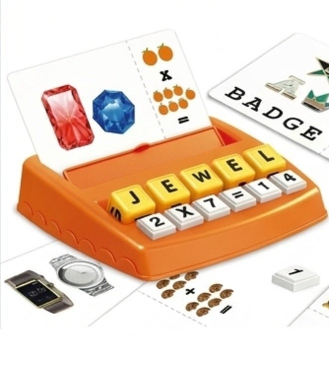 Matching Letter Game - Fun Educational Toy for Kids, Learn English with 60 Word Cards, 8 Letter Blocks, Interactive Learning for Children - Image 2