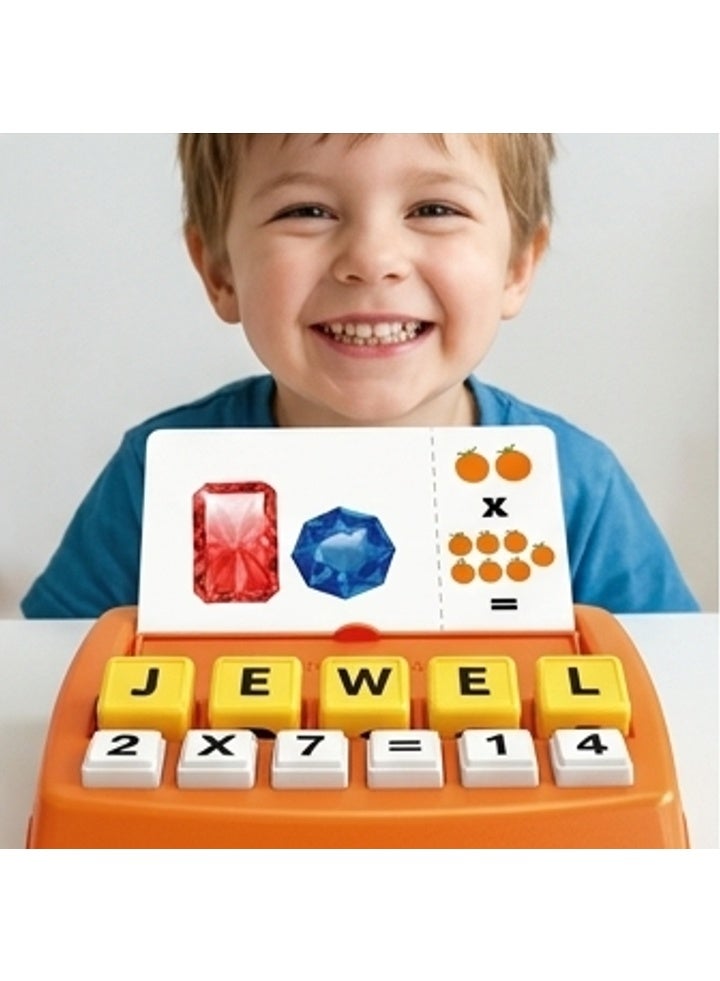 Matching Letter Game - Fun Educational Toy for Kids, Learn English with 60 Word Cards, 8 Letter Blocks, Interactive Learning for Children - Image 3