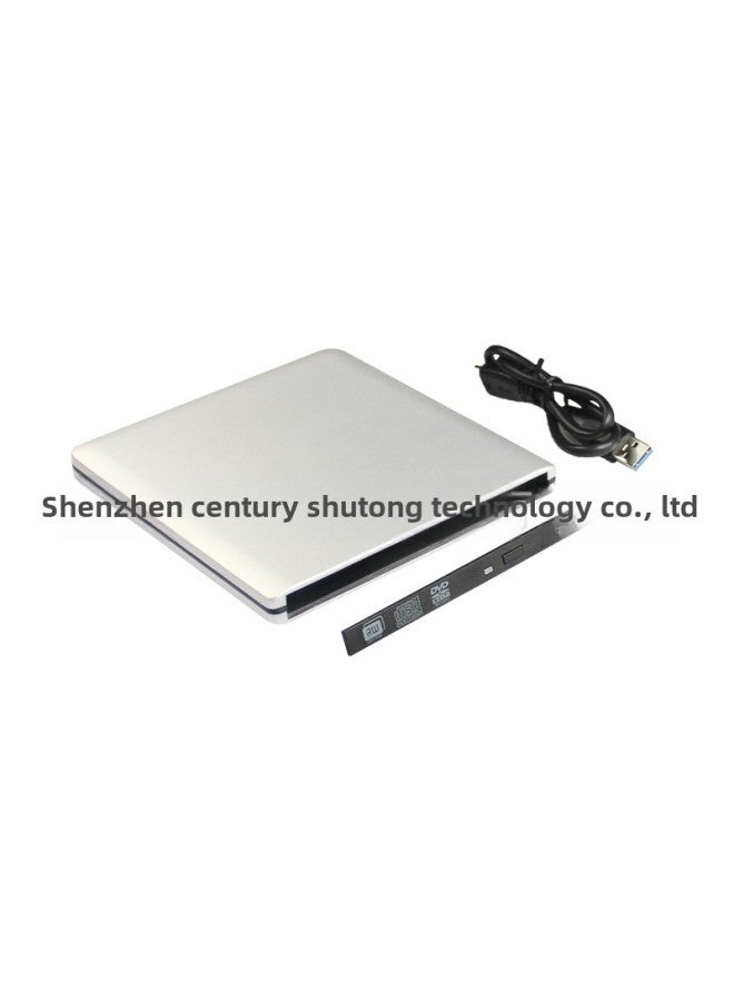 9.5mmsata Drive To USB3.0 Drive Box NOTEBOOK DVD Blu-ray Burner External Shell-Color:Silver  - Image 2