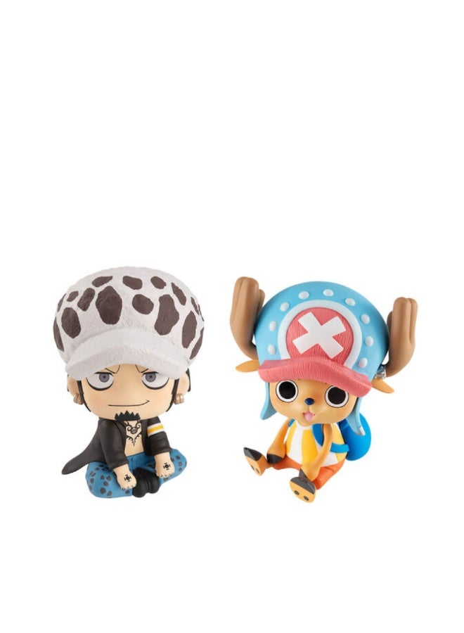 One Piece Trafalgar Law & Tony Tony Chopper Lookup Action Figure (with Gift) by Megahouse