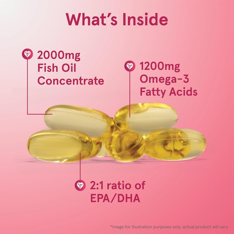 Jarrow Formulas EPADHA Balance 1200 mg Omega3 Fatty Acids for Cardiovascular Support 240 Softgels 120 Day Supply - Image 3