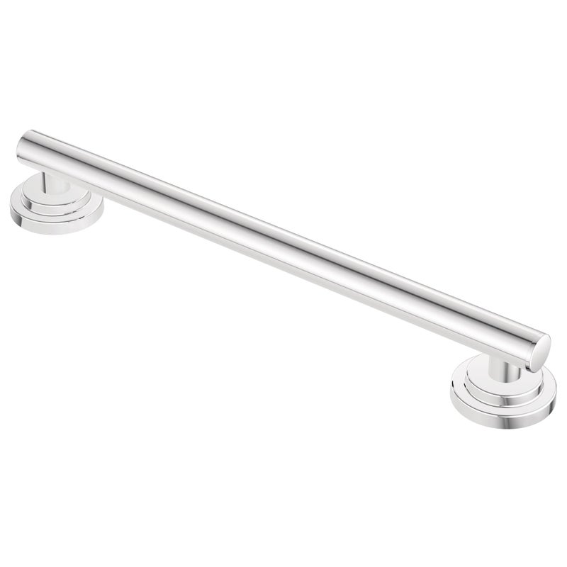 Moen YG0718CH Bathroom Safety 18Inch Stainless Steel Modern Bathroom Grab Bar Chrome