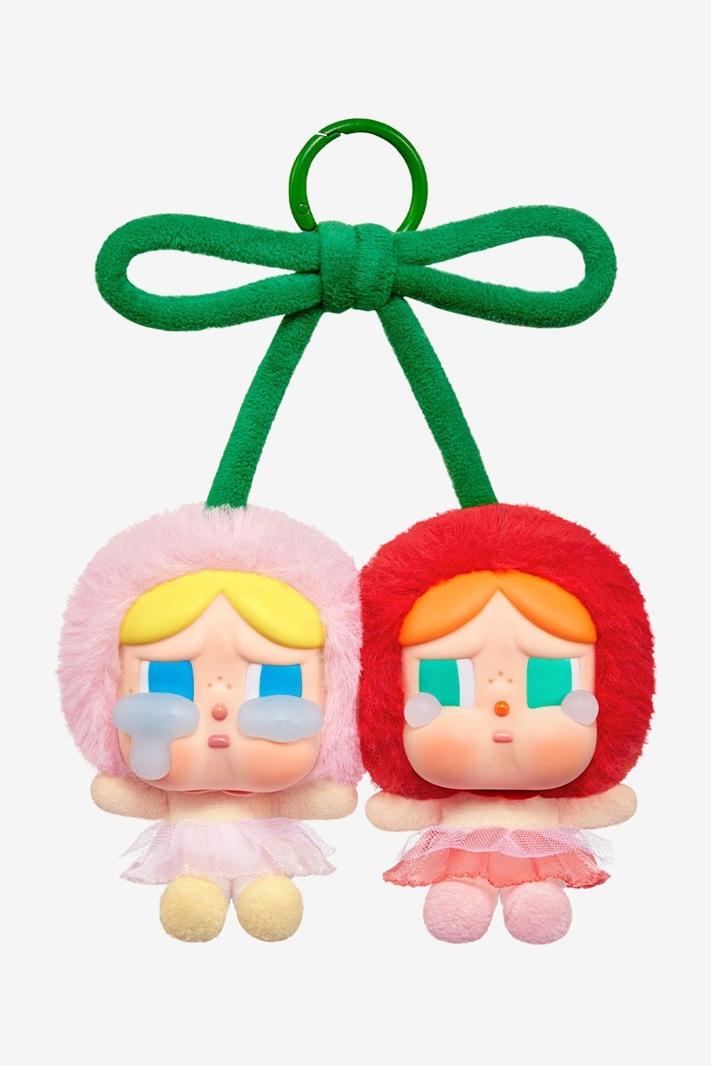 POP MART CRYBABY Crying For Love Series-Vinyl Plush Hanging Card (Love You Cherry Much) - Image 2