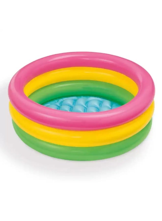 Intex Baby Pool Sunset Glow - 58924 Colorful Swimming Pool for Kids with Size 86X25cm - Image 3
