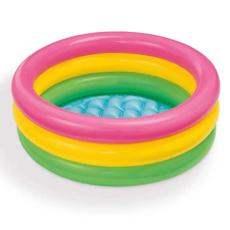 Intex Baby Pool Sunset Glow - 58924 Colorful Swimming Pool for Kids with Size 86X25cm - Image 1