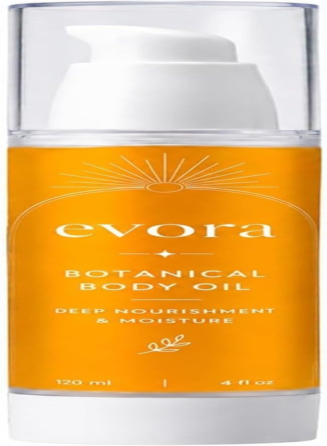 Aiwejay Evora Botanical Body Oil, Lightweight Hydrating Massage Oil with Wakame Algae, Brazil Nut & Passionflower Seed Oils, Non-Greasy Body Moisturizer for Smooth, Radiant Skin, 4 Fl Oz - Image 1