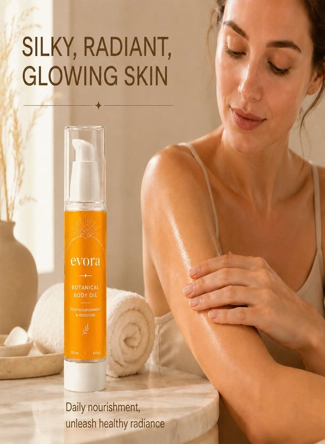 Aiwejay Evora Botanical Body Oil, Lightweight Hydrating Massage Oil with Wakame Algae, Brazil Nut & Passionflower Seed Oils, Non-Greasy Body Moisturizer for Smooth, Radiant Skin, 4 Fl Oz - Image 5