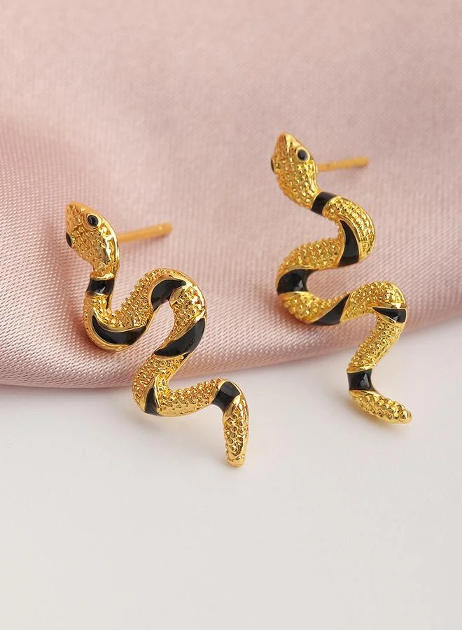تايك تو Snake Dangle Earrings