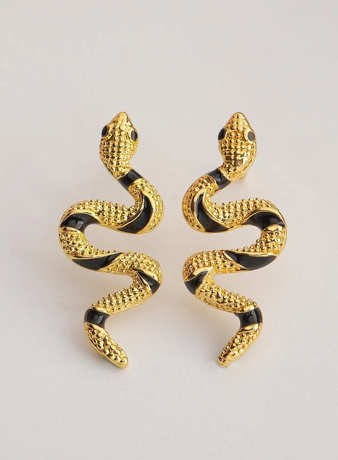 Take Two  Snake Dangle Earrings for Women | Best Price UAE