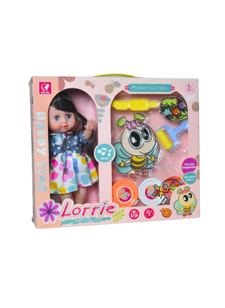 Lorrie DIY Clay Doll Set – Creative Play Doll with Clay Tools and Accessories
