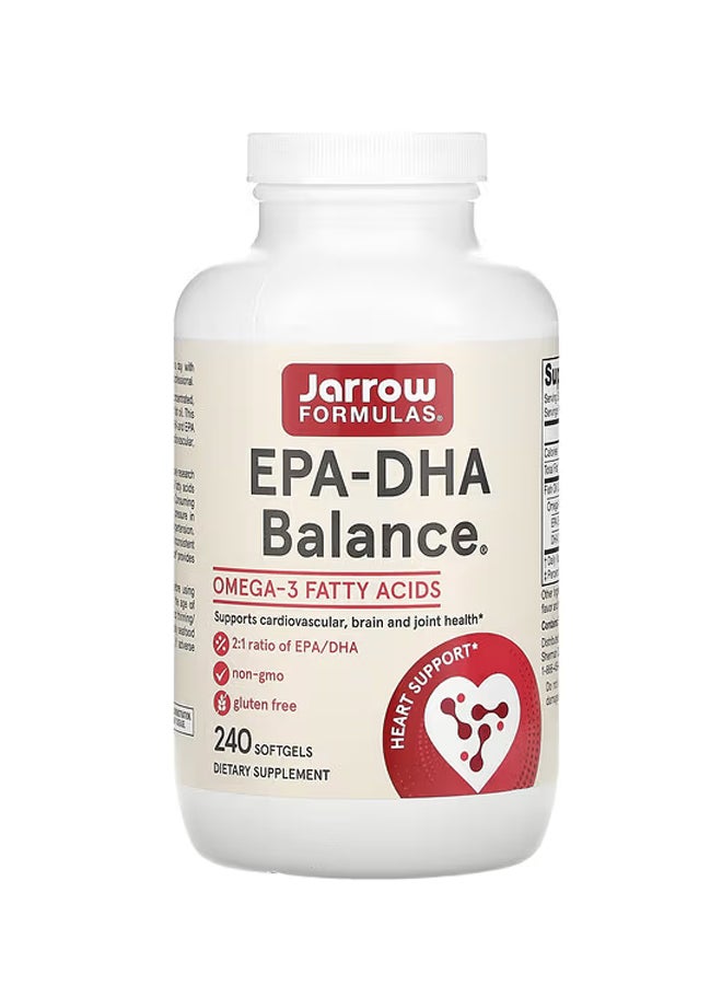 jarrow formulas EPA-DHA Balance 240 Softgels - Image 1