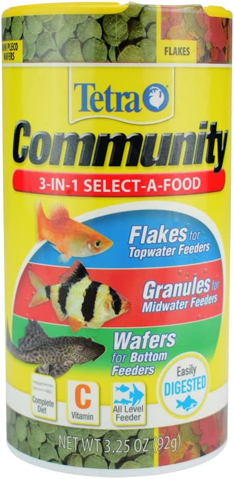 Tetra طعام أسماك حوض السمك من تيترا Community SelectAFood 1 علبة 325 أونصة - Image 2