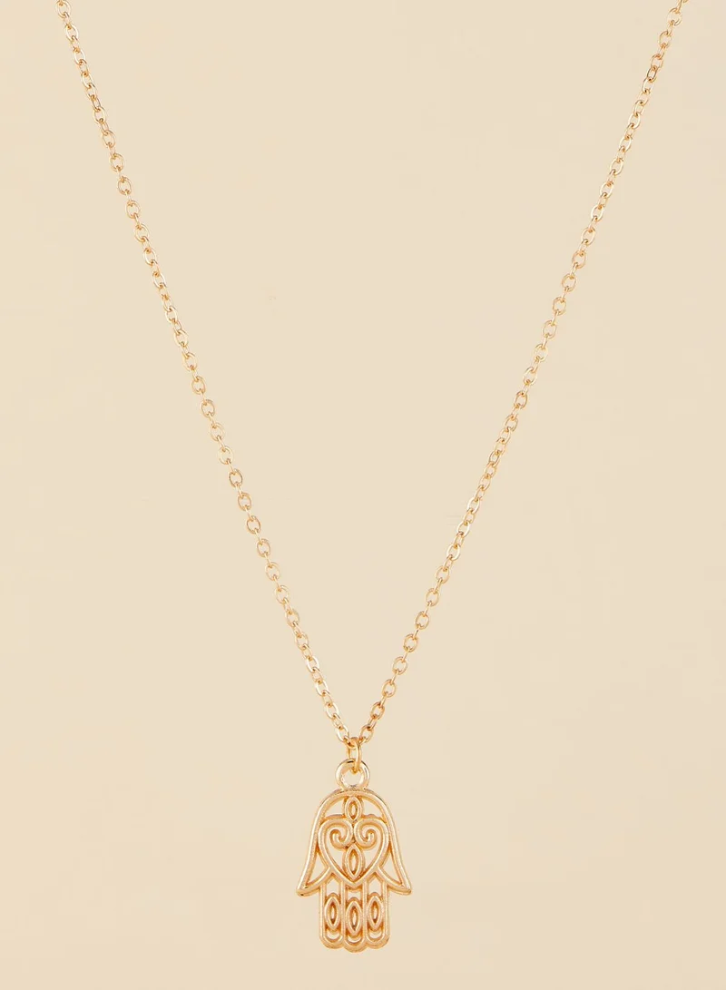 Ginger Hamsa Hand Necklace Gift Card