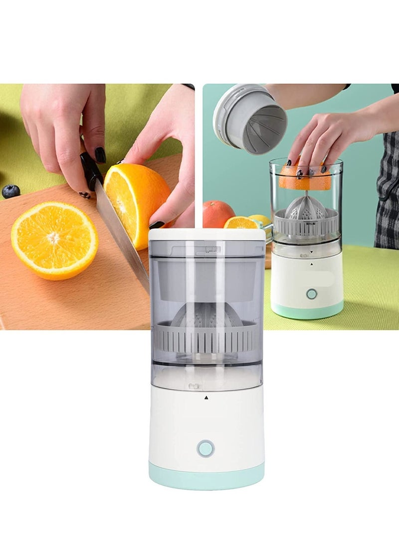 Citrus Juicer, Electric Orange Squeezer with Powerful Motor and USB Charging Cable, Juicer Extractor, Lime Juicer, Suitable for Orange, Citrus, Apple